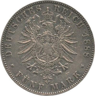 5 марок 1888 года